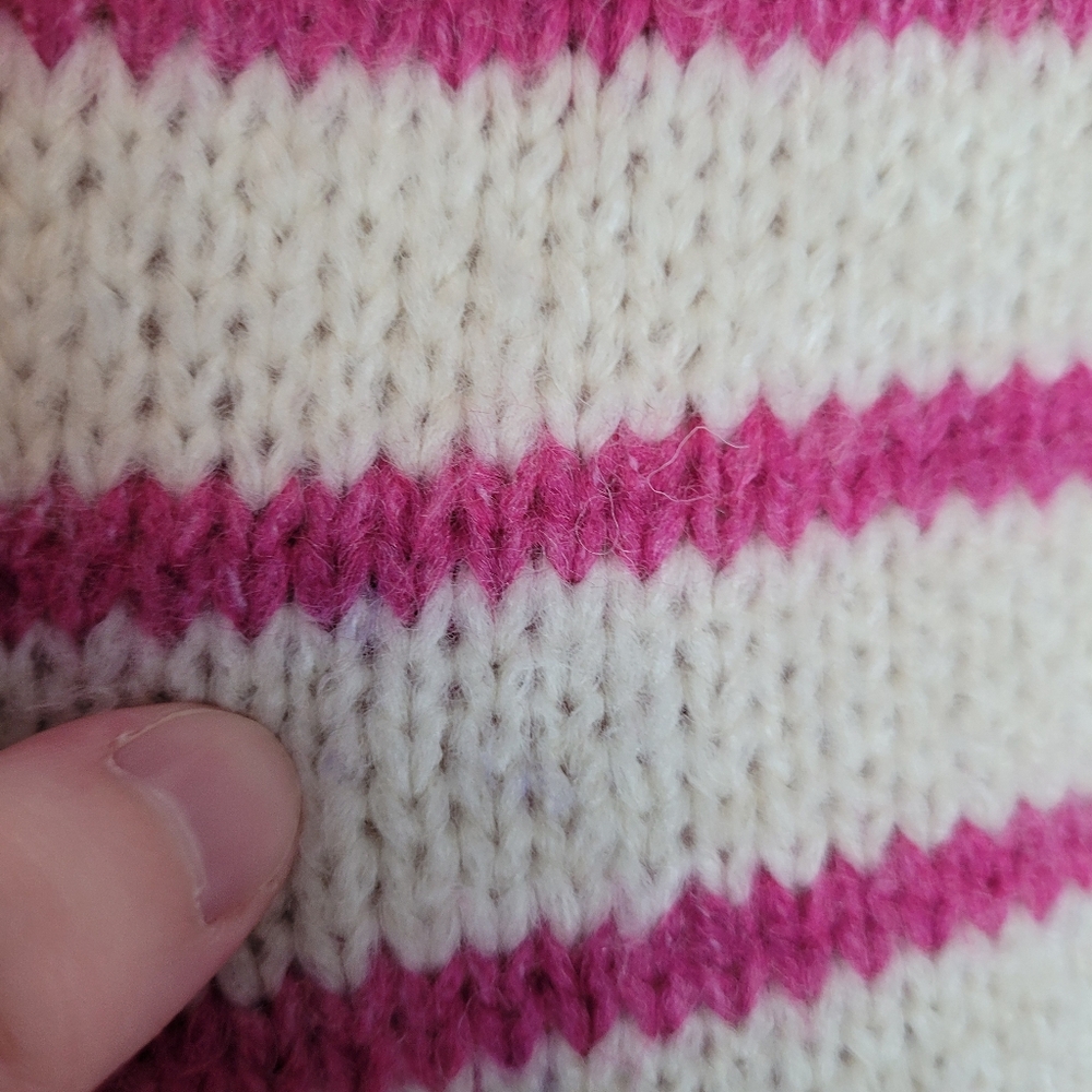 VOYAGEUR BY MERSEA SALT & SEA TURTLENECK SWEATER CREAN MAGENTA SMALL - Picture 10 of 12